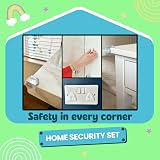 Booboo Baby 40 Pack Child Safety Kit | x10 Door Strap Locks, x10 Corner Guards view 6