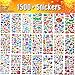 1300+ Pcs Stickers for Kids, 3D Happy Face and Star Style, Teachers and Parents' Reward Stickers, Children's Handmade Scrapbook Decoration