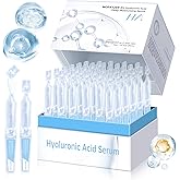 30 Pcs 5% Hyaluronic Acid Serum Ultra-Hydrating Vials, Hyaluronic Acid Tubes, Wake Nature Perfection Hylunaric Acid Serum, Single-Use Ultra-Hydrating Essence for Face