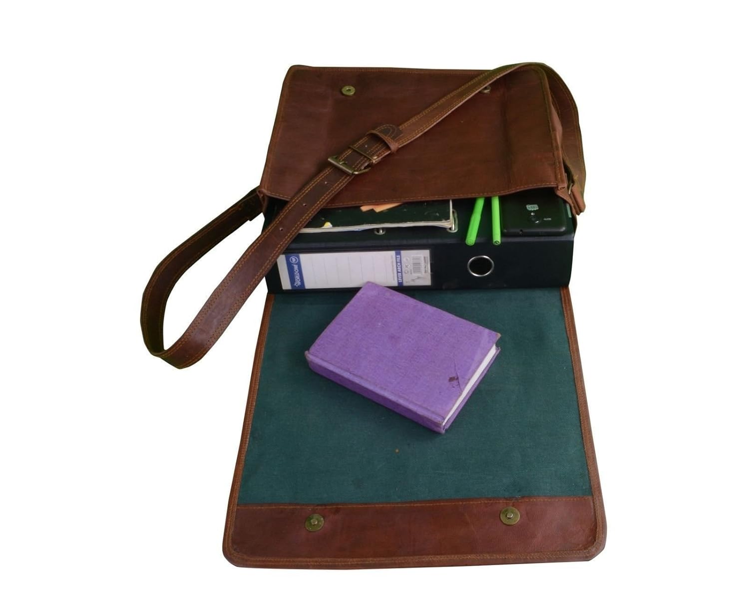 pranjals house unisex satchel bag(amber brown_ani4113)