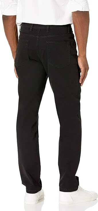 men's straight fit 5 pocket pant
