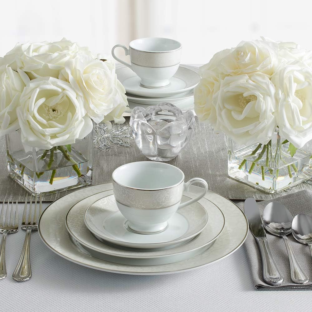  | Mikasa 5224232 40-Piece Dinnerware Set, Parchment: Dinnerware Sets