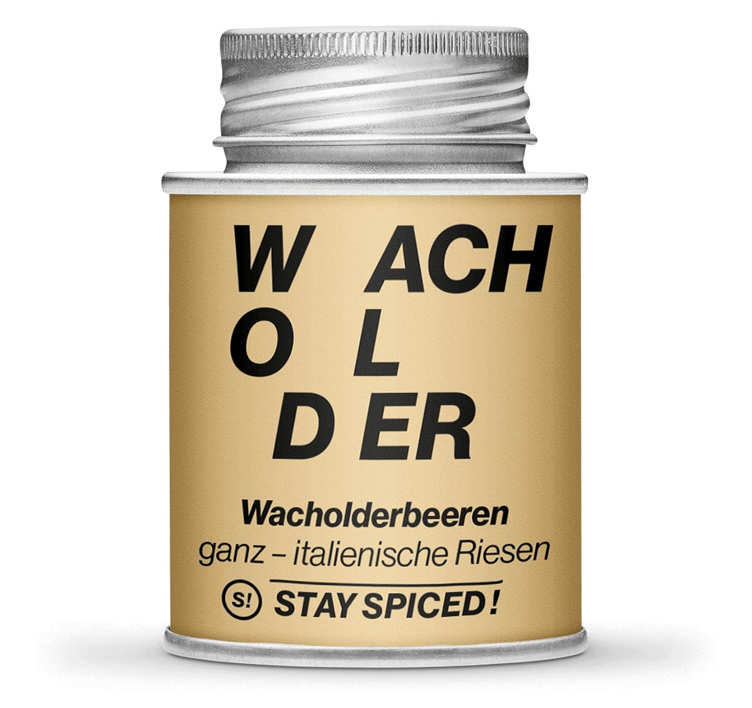 STAY SPICED Hochwertige Wacholderbeeren von STAY SPICED ! Reingewürz I Verpackt in 170 ml Weißblechdose