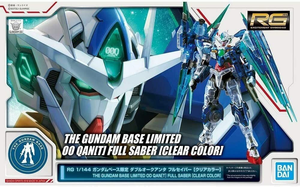BANDAI RG 1/144 00クアンタフルセイバー（クリアカラー）