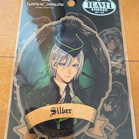 Amazon ツイステッドワンダーランド ツイステ アニメイト限定 トラベルステッカー シルバー アニメ 萌えグッズ 通販