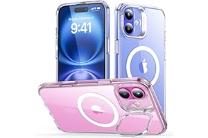 ESR for iPhone 15 Pro Case, Compatible with MagSafe, Military-Grade Protective Case, Built-in Stash Stand Phone Case, Scratch