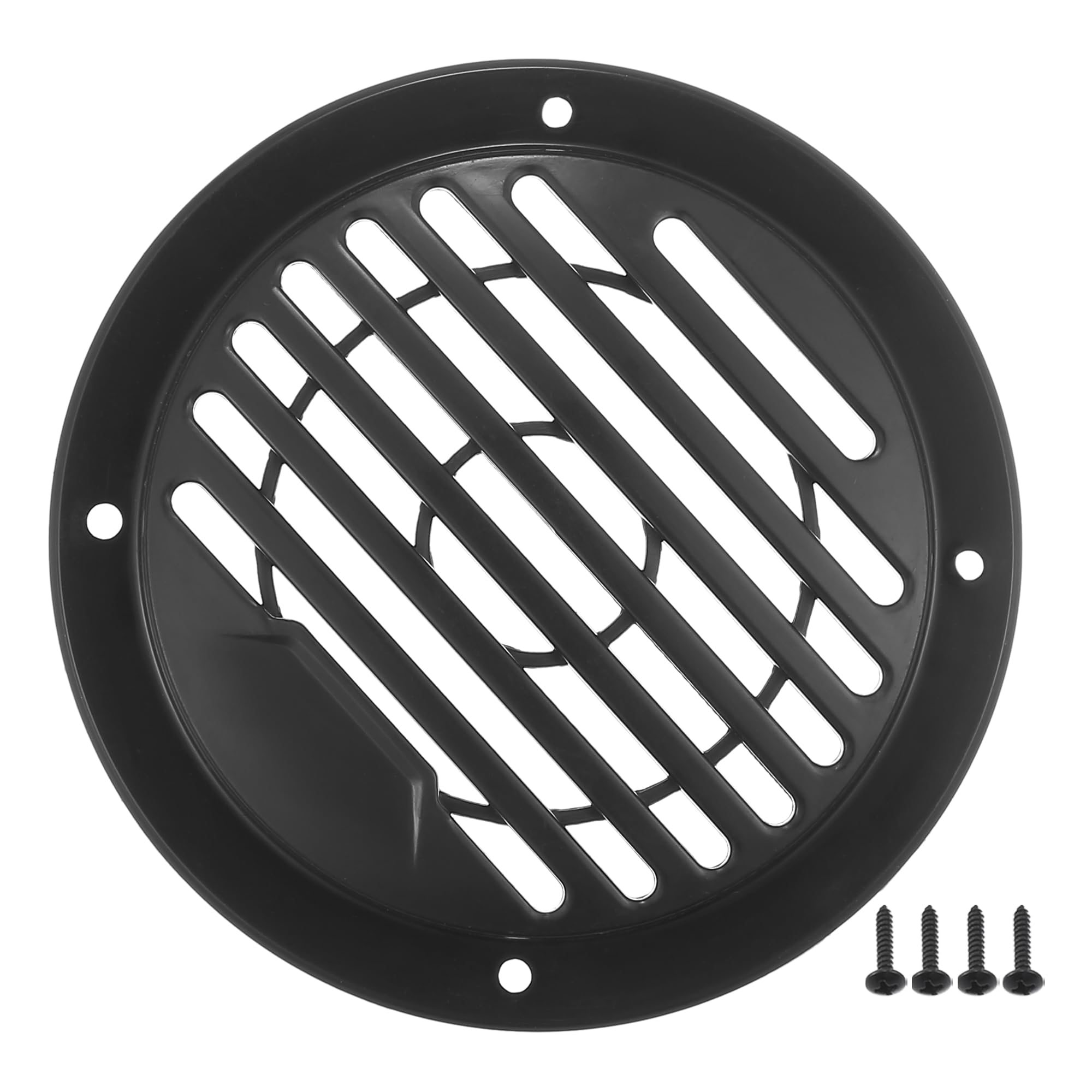 X AUTOHAUX 3 Inch Car Speaker Grills Cover Round with Screws Black - 1 Pcs