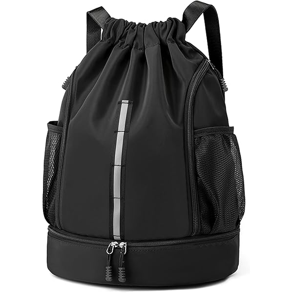 nike drawstring bag with water bottle holder