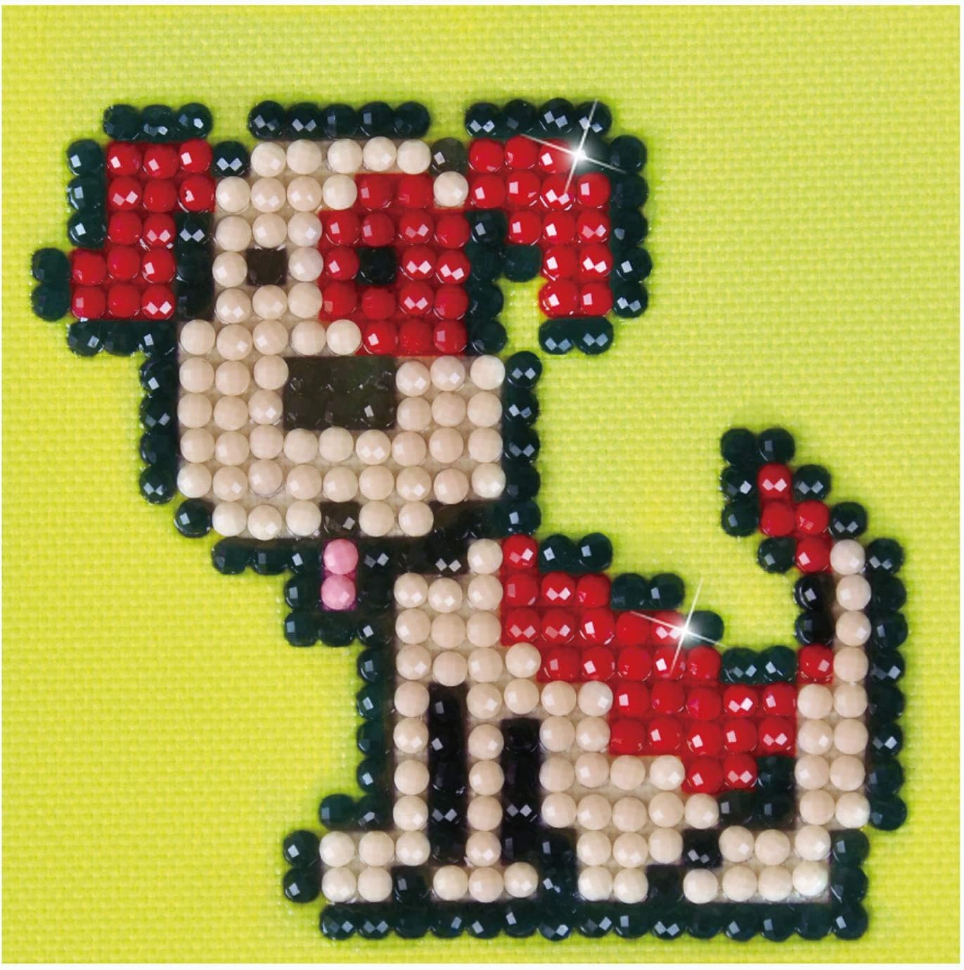 DIAMOND DOTZ Painting, Beginner Kit, Fido, 7.6 x 7.6cm
