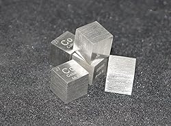 Cobalt Cube - 10mm Pure Metal Element Cubes - Laser