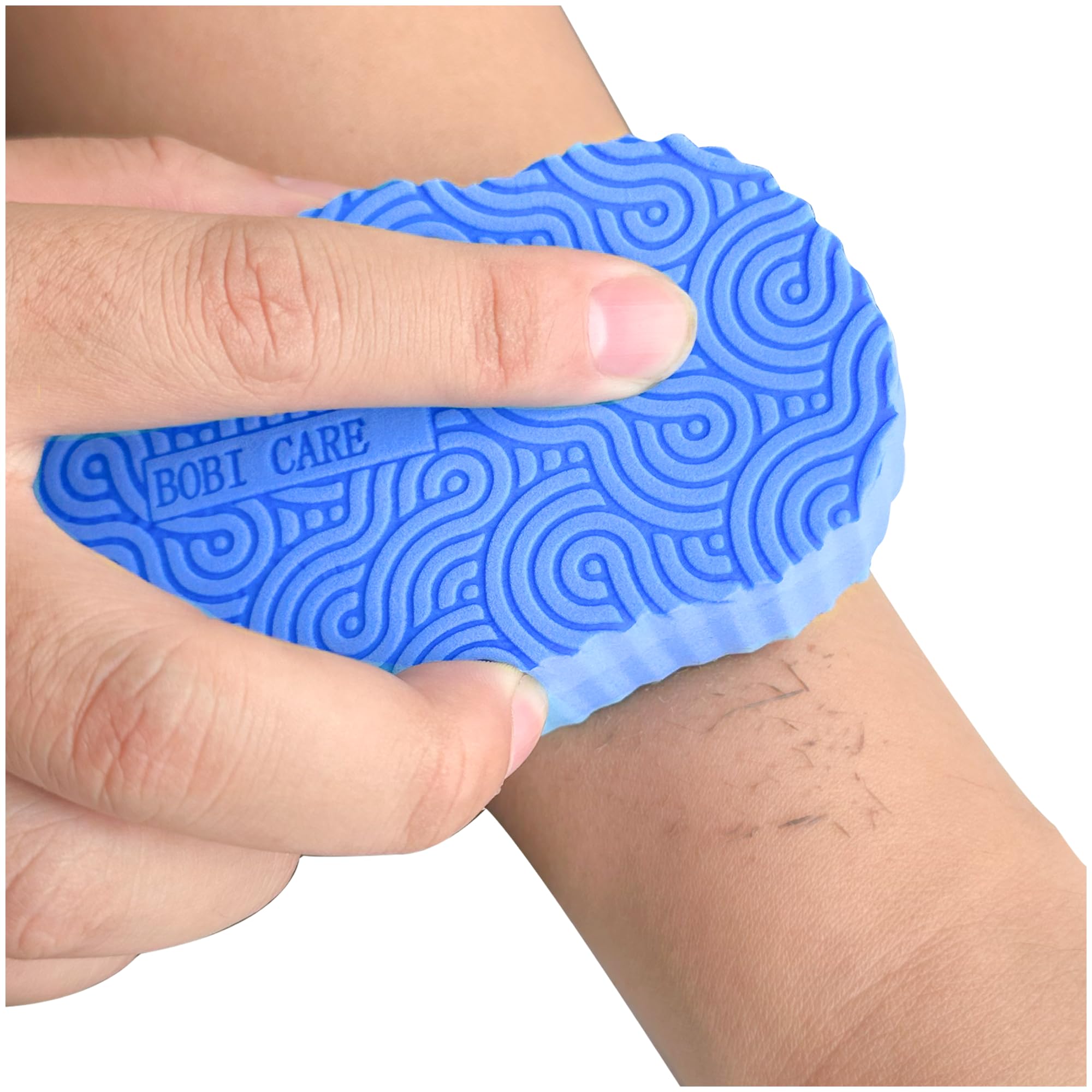 Photo 1 of Magic Exfoliating Bath Sponge (2 pcs), 3D Super Soft Exfoliating Bath Sponge, Skin Friendly and Reusable for Adults Children and Pregnant Women Alternative to exfoliating Gloves. (Blue + Pink)