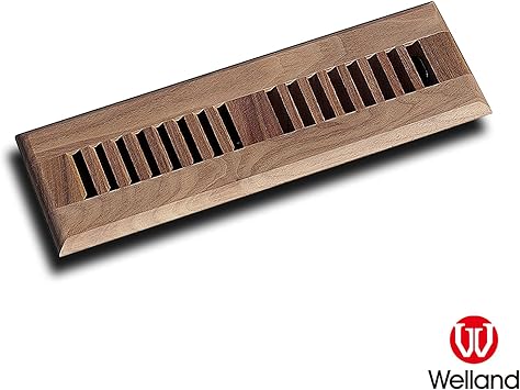 Welland American Walnut 2 X 10 Inch Floor Vents Hardwood Self