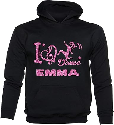 dance hoodies personalised