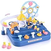 Magnetic Car Race Track for Toddler 3+ Educational Stem Toys Montessori Toys for 3 Year Old to Develop Motor & Thinking Skills Gift for Boy Girls