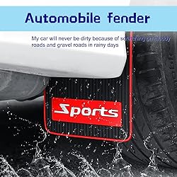 ZKFAR Pack-2 Car Mud Flaps, Universal Sports Design