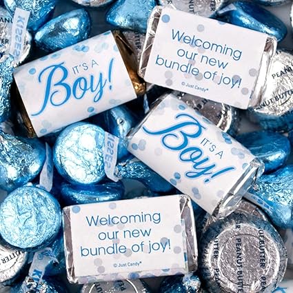 baby boy hershey kisses