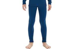 Iguana Unisex Kids 100% Merino Wool Base Layer Pants Thermal Underwear Bottom for Girls and Boys
