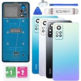 Eonpam Back Cover Glass for Xiaomi Redmi Note 12 Pro 4G 2209116AG Starry Sky Blue