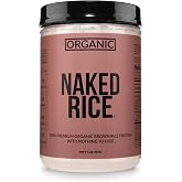 NAKED Rice 1Lb - Organic Brown Rice Protein Powder - Vegan Protein Powder, GMO Free, Gluten Free &amp; Soy Free. Plant-Based Protein, No Artificial Ingredients - 15 Servings