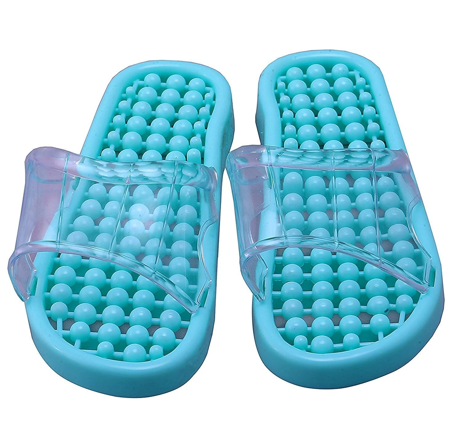 techsun women's plastic multicolour acupressure slippers