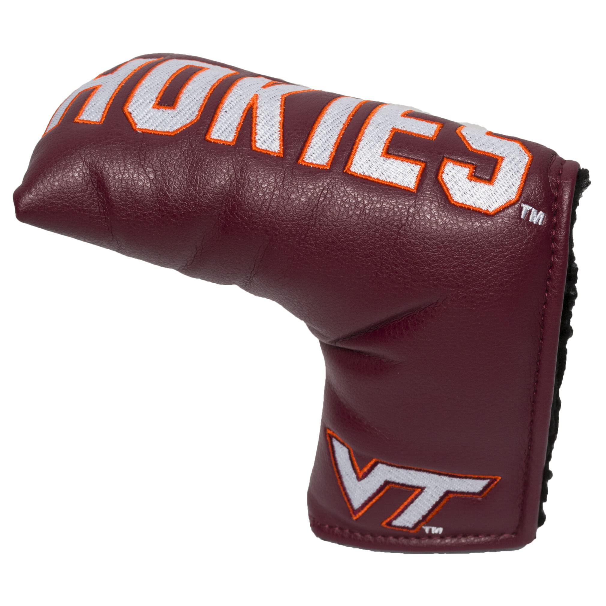 Team Golf NCAA Virginia Tech Hokies Vintage Blade Putter Cover Golf Club Vintage Blade Putter Headcover, Form Fitting Design, Fits Scotty Cameron, Taylormade, Odyssey, Titleist, Ping, Callaway