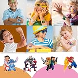 VaLbeL Temporary Tattoos for Kids Mixed Styles Party Bag Birthday Gift Stickers view 5