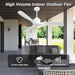OFANTOP 52 Inch Smart Ceiling Fan with Quiet DC