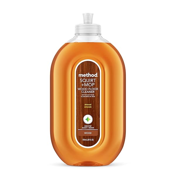 METHOD SQUIRT + MOP HARDWOOD FLOOR CLEANER, ALMOND,...