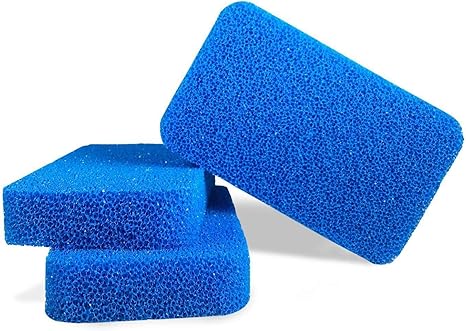 Antimikrobieller Silikon Geschirrschwamm Von Smith S 3 Stuck In Blau Moderne Kuchen Und Geschirrschwamme 100 Schimmel Und Bakterienresistent 10 Mal Haltbarer Amazon De Kuche Haushalt