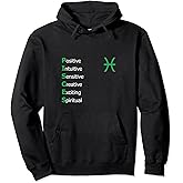 Pisces Personality Astrology Zodiac Sign Horoscope Design Pullover Hoodie