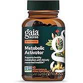 Gaia Herbs Metabolic Activator - Natural Energy Supplement for Metabolism Support - Made with Panax Notoginseng & Astragalus Extract - Free from Dairy, Soy & Gluten - 60 Capsules (60 Servings)
