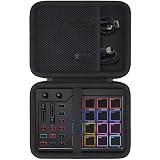 Baval Hard Carrying Case for Donner STARRYPAD MIDI Pad Beat Maker Machine DPD-16, Protective EVA Storage Case with Mesh Pocket, Shockproof Portable Bag for Music Production & Travel