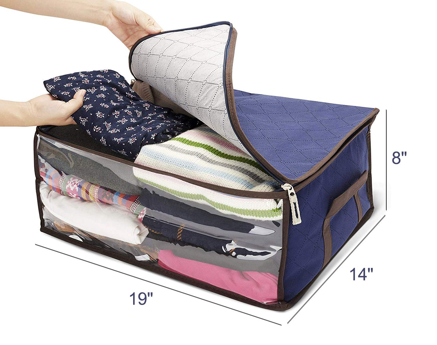 Titan Mall Clothing Organizer Bags Bamboo Charcoal Fiber Storage Units for Clothes 19\