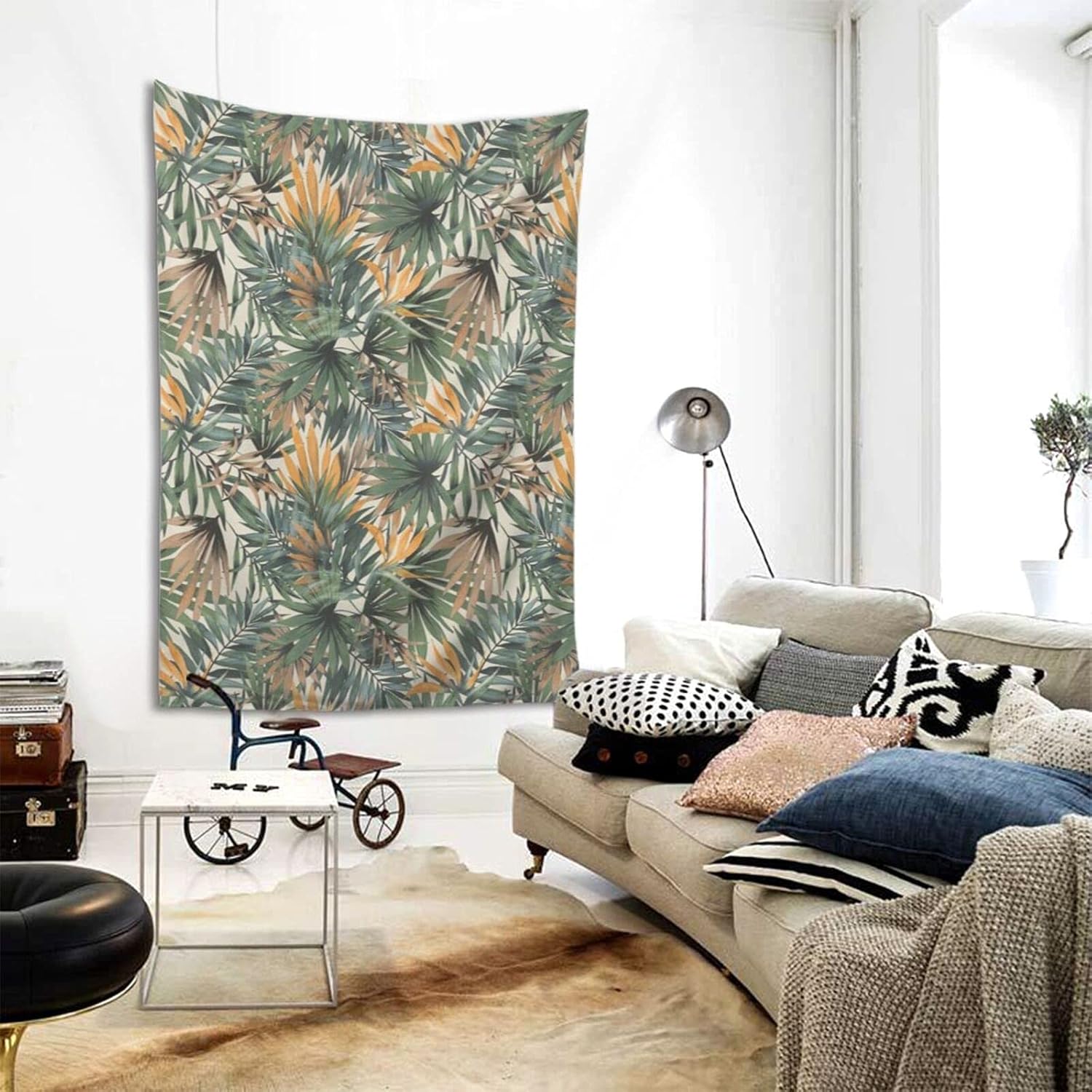 Amazon Co Jp タペストリー カーテン カラフル 壁掛け パターン 多機能 寝室のドアの 窓 便利 装飾 Tapestry 60 40inch 100x150cm Albany Fgyjlm Generic