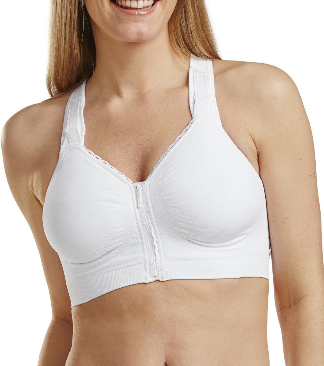 Carefix Ava Seamless Front Close PostOp Surgical Bra 3444WhiteMedium