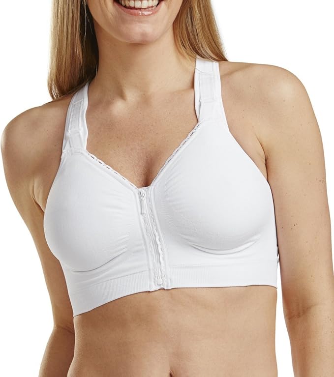 Carefix Ava Seamless Front Close PostOp Surgical Bra 3444WhiteMedium