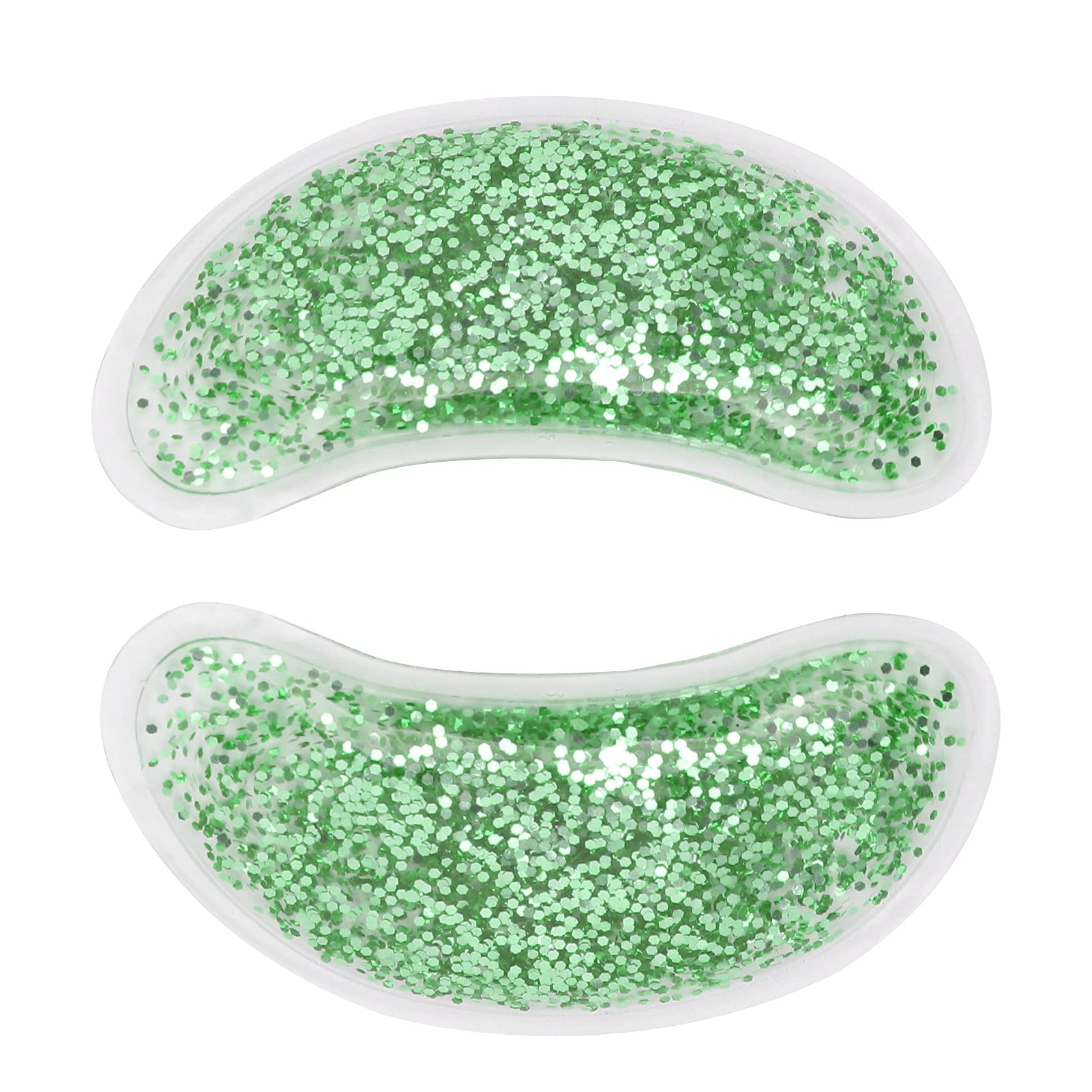 Eye Gel Ice Pack Cooling Warming Eye Masks Eye Cold Hot Compress Gel Pack, Glitter Sequins Reusable Gel Beads Ice Pack, Eye Cover Ice Pack for Dark Circle