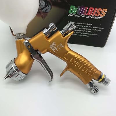 Spritzpistole Für Devilbiss Gold Tool – GTI PRO LITE 1.3mm TE20, Ideal Für Lackierarbeiten