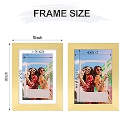 Vittanly 5x7 Picture Frame, Display Pictures 4x6