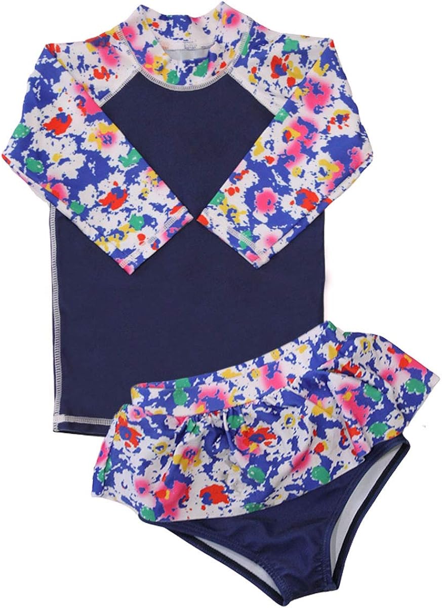 Monoii 水着 子供 女の子 110 1 130 140 キッズ ラッシュガード セパレート 水着 通販 Amazon