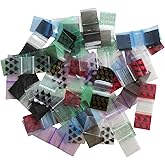 100-1" X 1" 1010 Baggies Mix 10 Designs 100 Bags Small Zipper Lock Craft Resealable Plastic Baggy 2 Mil Zipper Poly Bags
