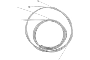 Ipetboom 5-string Stainless Steel Electric Bass Guitar Strings Set Flatwound Replacement Strings for Electric