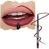 Runway Rogue Designer Liner Lip Pencil, Matte Garnet-Maroon Lip Liner Pencil and Lip Liner Sharpener, ‘Get the Look’