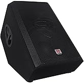 Rockville RSM15P 1400W 15" 2-Way Passive Stage Monitor Speaker, MDF Cabinet, Wide Dispersion, Clear Highs & Deep Bass, for Live Performances and DJs
