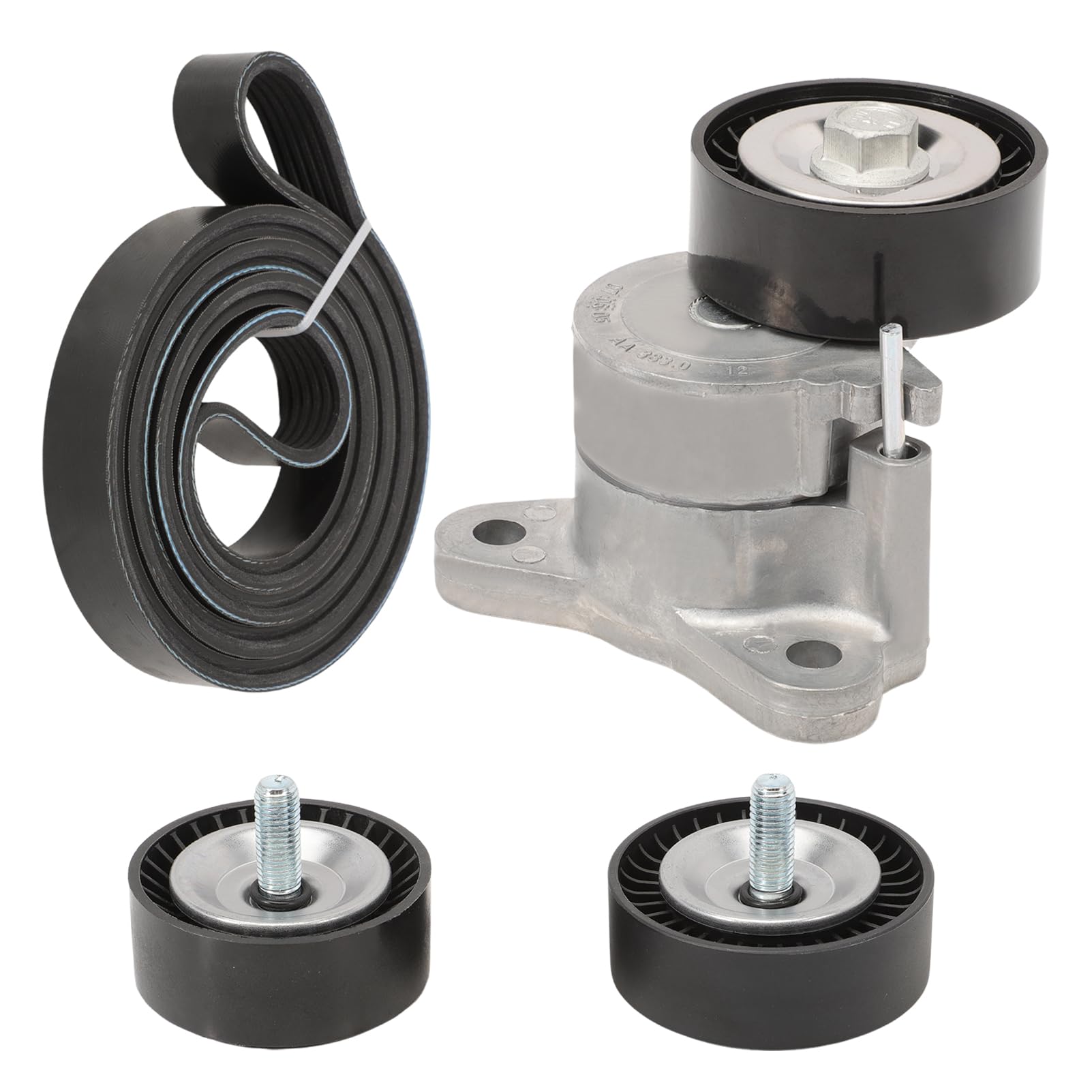 Photo 1 of Serpentine Belt Component Kit Idler Pulley Tensioner Assembly Fits for Compass 2.0L 2.4L, Patriot 2.4L 2.0L, Journey 2.4L, Avenger 2.4L;2008-2012, Caliber 2.4L 2.0L, Chrysler 200 2.4L