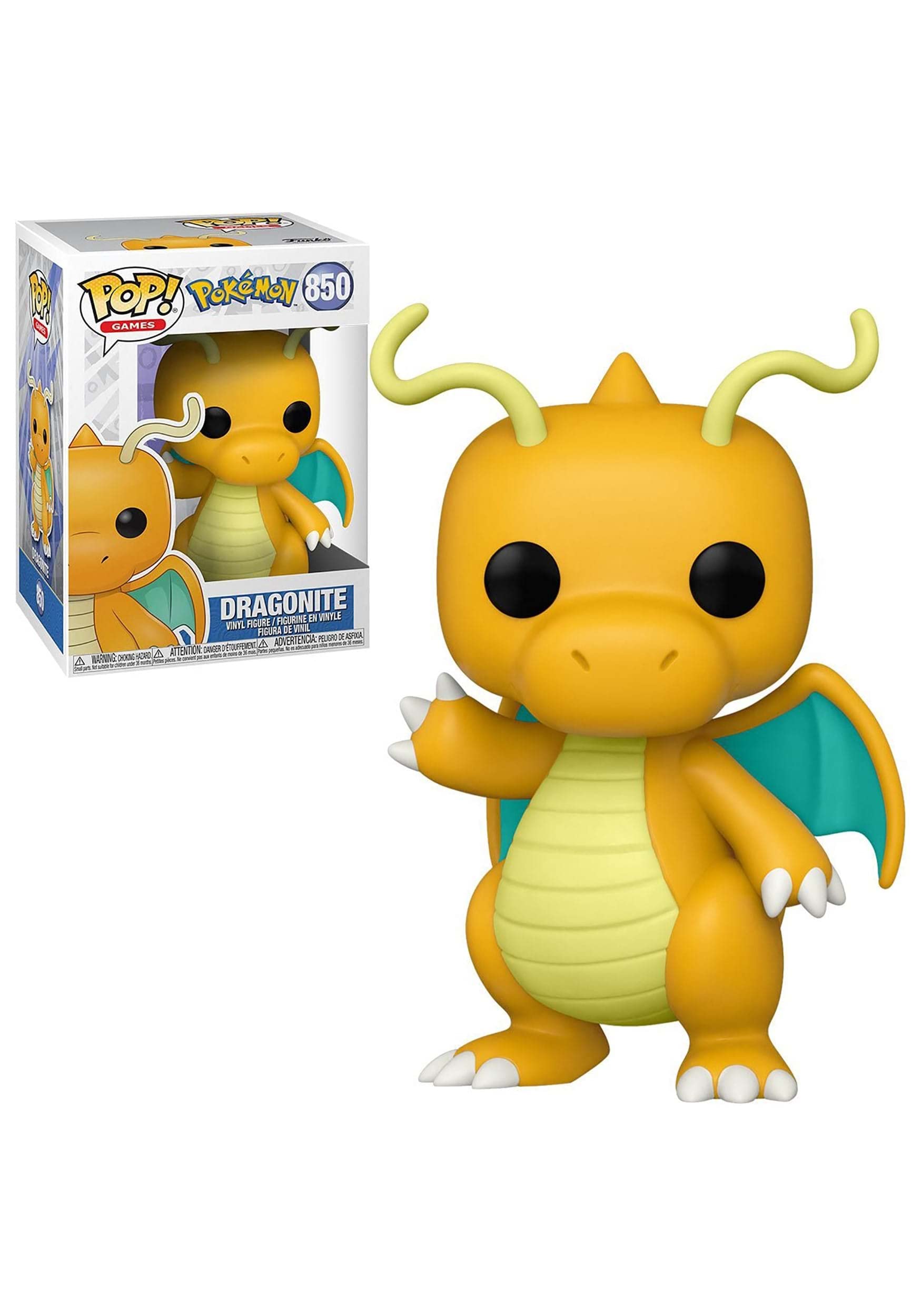 Photo 1 of Funko Pop Games: Pokemon S8 - Dragonite - Collectable Vinyl Figure - Gift Idea - Official Merchandise - Toys for Kids & Adults - Video Games Fans - Model Figure for Collectors and Display