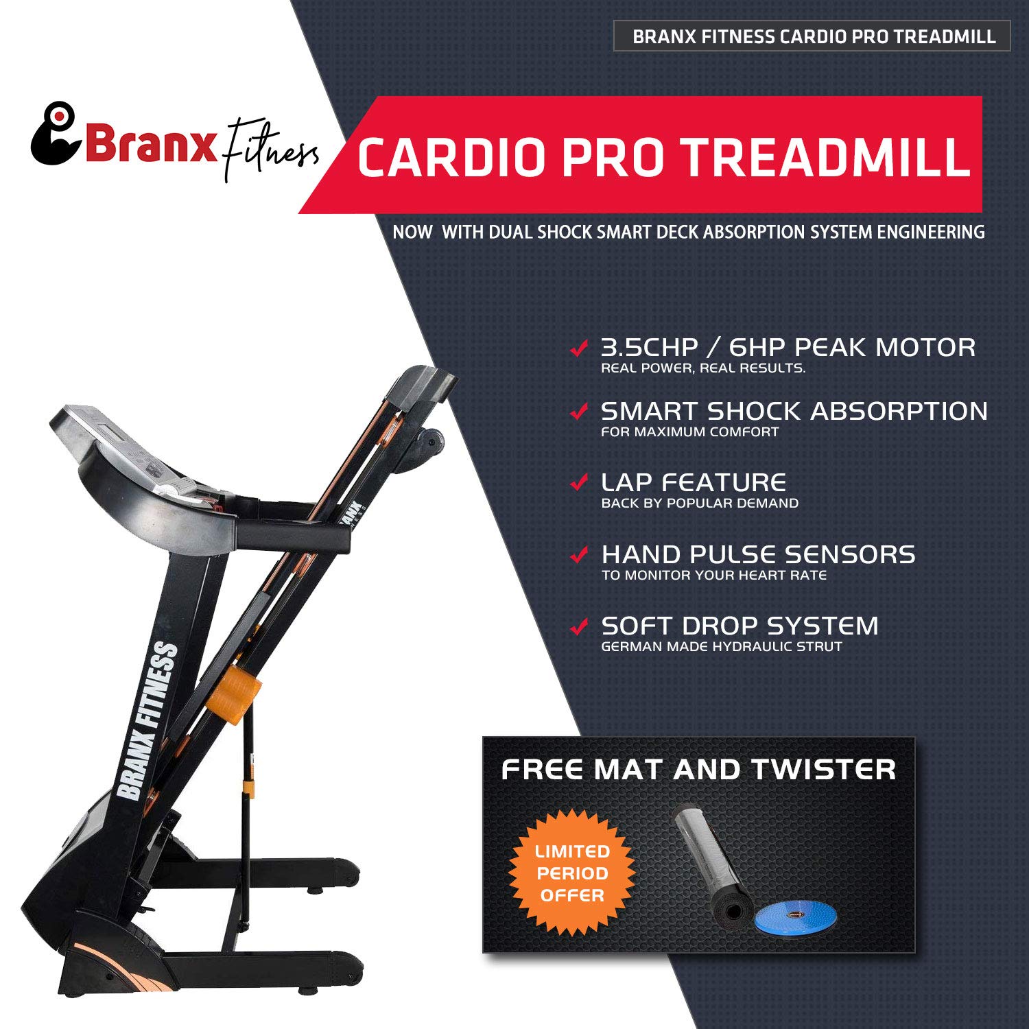 elite runner pro foldable treadmill