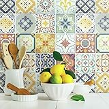 RoomMates TIL4279FLT StickTiles Spanish Terracotta