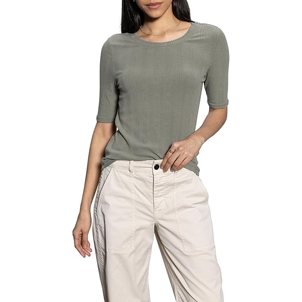 (取寄) サンクチュアリ レディース ハーフ スリーブ ファム クルー ティー Sanctuary women Half Sleeve Femme Crew Tee Dark Spruce Sanctuary Half Sleeve Femme Crew Tee - T-Shirt for Women - Crew