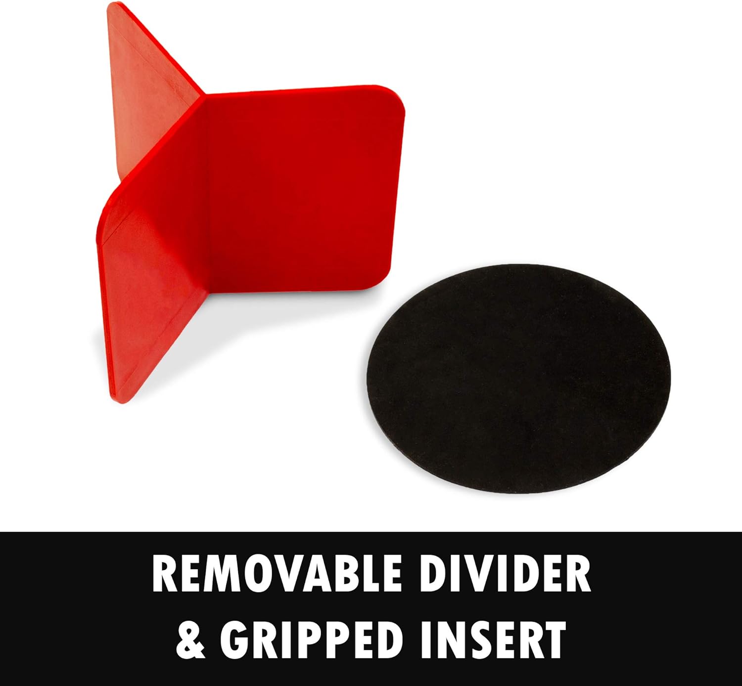 Extra Large Rotating Utensil Holder Caddy with Sturdy No-Tip Weighted Base, Removable Divider, And Gripped Insert | Rust Proof and Dishwasher Safe by Cooler Kitchen: Kitchen & Dining